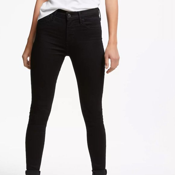 NEW with tags 720 high-rise super skinny black jeans - Levis - Picture 1 of 5